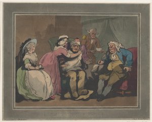Et besøg hos onklen, 20. december 1794., 20. december 1794 af Thomas Rowlandson
