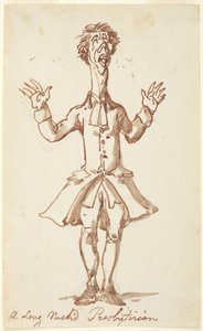 En langhalset presbyterianer af Thomas Rowlandson