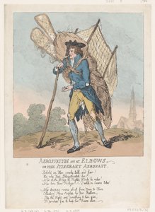 Aerostation ude ved Elbows, eller The Itinerant Aeronaut, 5. september 1785., 5. september 1785. af Thomas Rowlandson