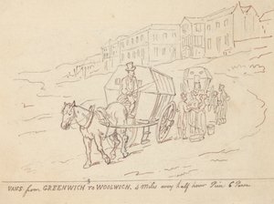 Album tegning af Thomas Rowlandson