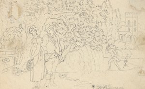 Album tegning af Thomas Rowlandson