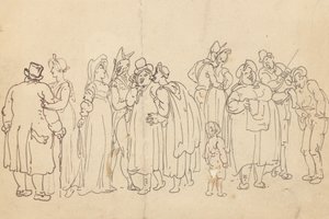 Album tegning af Thomas Rowlandson