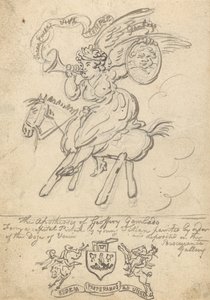 Tegning til albummet af Thomas Rowlandson