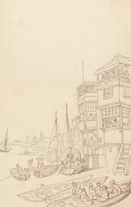 Tegning til albummet af Thomas Rowlandson