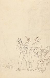 Tegning til albummet af Thomas Rowlandson