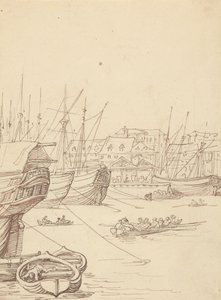 Tegning til albummet af Thomas Rowlandson