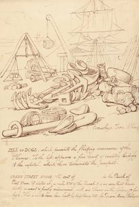 Tegning til albummet af Thomas Rowlandson