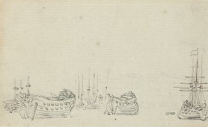 Tegning til albummet af Thomas Rowlandson