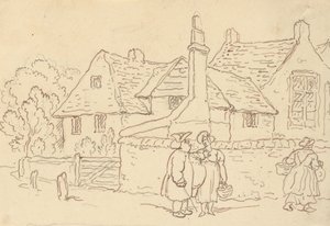 Tegning til albummet af Thomas Rowlandson