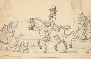 Tegning til albummet af Thomas Rowlandson
