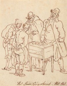 Tegning til albummet af Thomas Rowlandson
