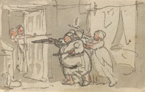 Tegning til albummet af Thomas Rowlandson