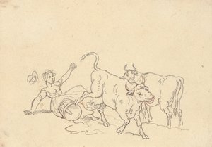 Tegning til albummet af Thomas Rowlandson