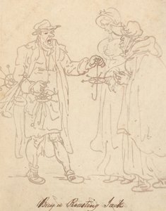 Tegning til albummet af Thomas Rowlandson