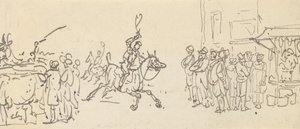Tegning til albummet af Thomas Rowlandson