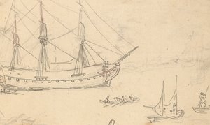 Tegning til albummet af Thomas Rowlandson