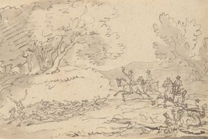 Tegning til albummet af Thomas Rowlandson