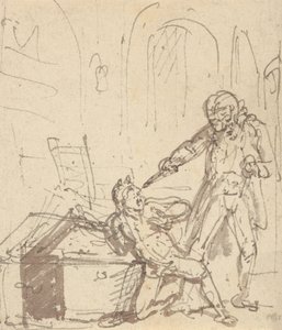 Tegning til albummet af Thomas Rowlandson