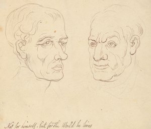 Tegning til albummet af Thomas Rowlandson