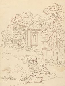 Tegning til albummet af Thomas Rowlandson