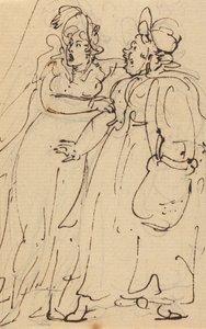Tegning til albummet af Thomas Rowlandson