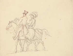 Tegning til albummet af Thomas Rowlandson