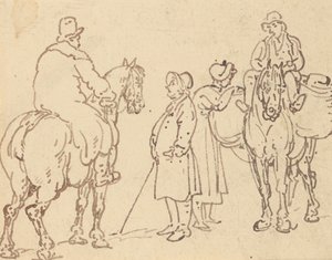 Tegning til albummet af Thomas Rowlandson