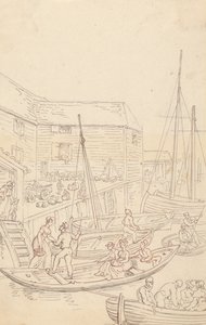 Tegning til albummet af Thomas Rowlandson