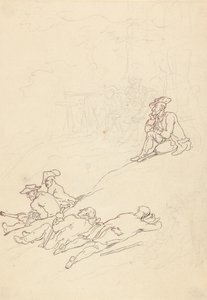 Tegning til albummet af Thomas Rowlandson