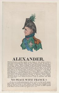 Alexander, april 1814., april 1814. af Thomas Rowlandson