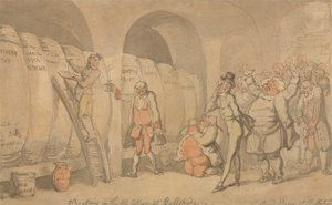 Forandringer i Alekælderen ved Bullstrode af Thomas Rowlandson
