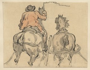 En engelsk postillon af Thomas Rowlandson