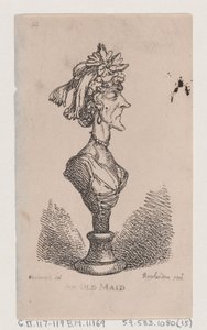 En gammel tjenestepige, 1808., 1808. af Thomas Rowlandson