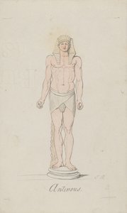 Antinous som Osiris af Thomas Rowlandson