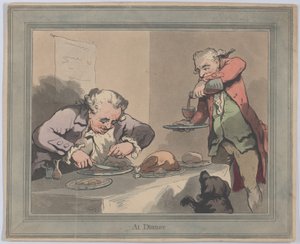 Ved Middag, 1790., 1790. af Thomas Rowlandson