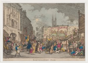 Bartholomew Fair, 1807., 1807. af Thomas Rowlandson
