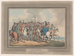 Væddemål [The Betting Post], 1. januar 1799., 1. januar 1799. af Thomas Rowlandson