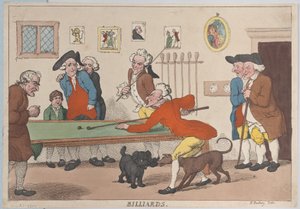 Billard, 1. marts 1803., 1. marts 1803. af Thomas Rowlandson