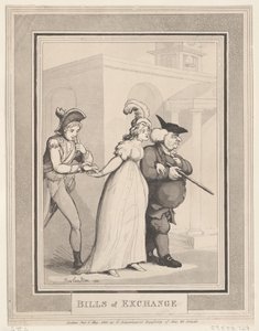 Veksler, 1. maj 1800., 1. maj 1800. af Thomas Rowlandson