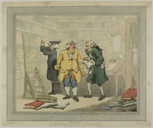 Boghandler og forfatter af Thomas Rowlandson