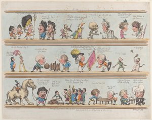 Borders for Rooms & Halls, Tavle 10, 10. juli 1799., 10. juli 1799. af Thomas Rowlandson