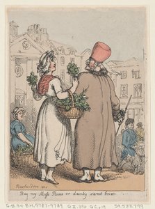 Køb My Moss Roses, eller Dainty Sweet briar, 1811., 1811. af Thomas Rowlandson