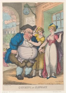 At fange en elefant, 1. marts 1812., 1. marts 1812. af Thomas Rowlandson