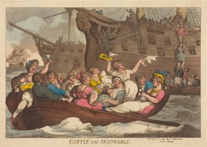 Kvæg kan ikke forsikres af Thomas Rowlandson