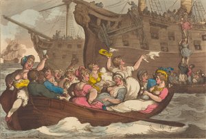 Kvæg ikke forsikringspligtigt, udgivet 1809. af Thomas Rowlandson