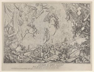 Kaos er kommet igen!, 4. februar 1791., 4. februar 1791. af Thomas Rowlandson