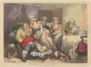 Komfort i gigten af Thomas Rowlandson