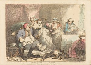 Komfort i gigten af Thomas Rowlandson