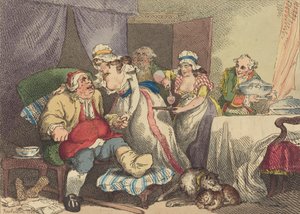 Komfort i gigten, 1785. af Thomas Rowlandson