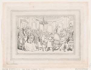 Comforts of Bath, Plade 2, 6. januar 1798., 6. januar 1798. af Thomas Rowlandson